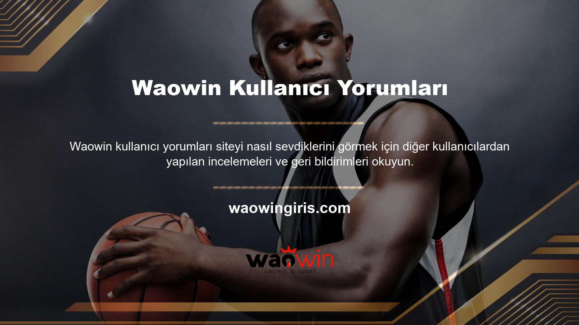Sitenin para sistemi, küçük miktarlarda nasıl bahse gireriz, para yatırma ve geri çekileceği hakkında bilgi edinin ve Waowin oyun ve casino panelleri yapan bir şirkettir